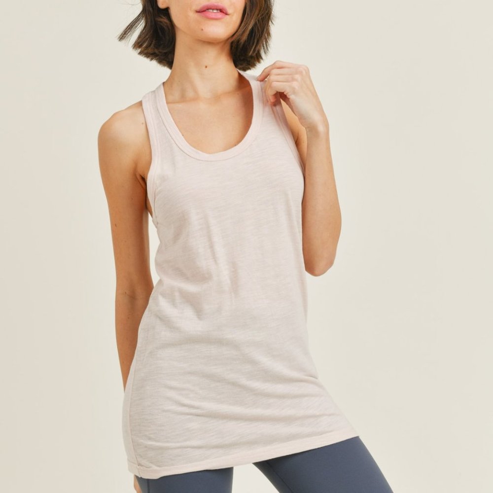 Natural Racerback Tank